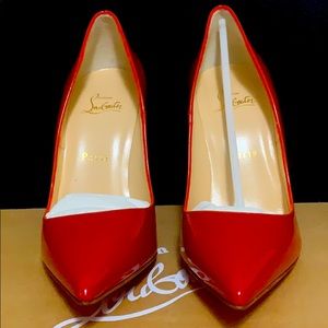 Brand New Christian Louboutin Red So Kate 39